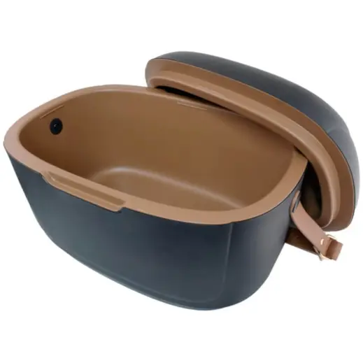 Meridian Hard Box Cooler Black-Brown Open